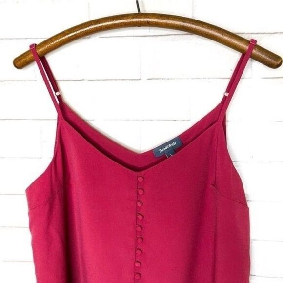 2 for $30 MODCLOTH Muted Magenta Button
Up Camisole - Picture 3 of 9